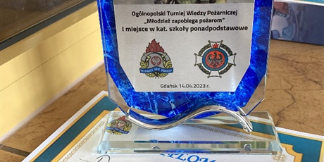 Dominik najlepszy w Gdańsku w Ogólnopolskim Turnieju Wiedzy Pożarniczej!