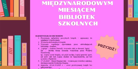 Międzynarodowy Miesiąc Bibliotek Szkolnych 2025
