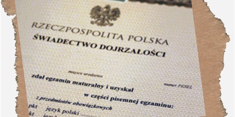 Odbiór świadectw dojrzałości